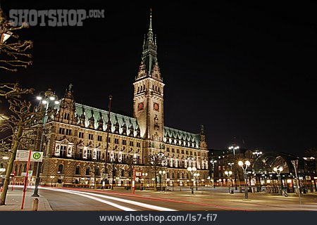 
                Hamburg, Rathaus, Hamburger Rathaus                   