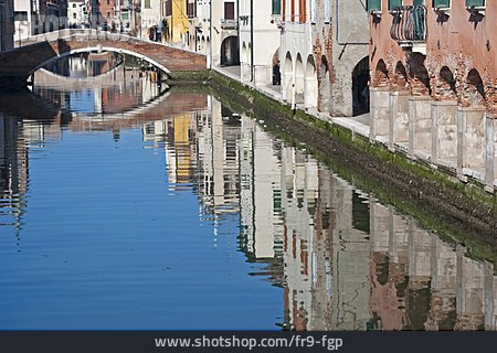 
                Water Reflection, Venetian Lagoon, Chioggia                   