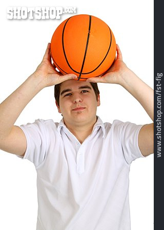 
                Junger Mann, Basketball                   