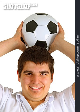 
                Junger Mann, Fußball                   