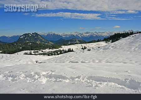 
                Winterlandschaft, Allgäuer Alpen                   