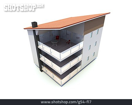 
                Wohnhaus, Immobilie, Modellhaus                   