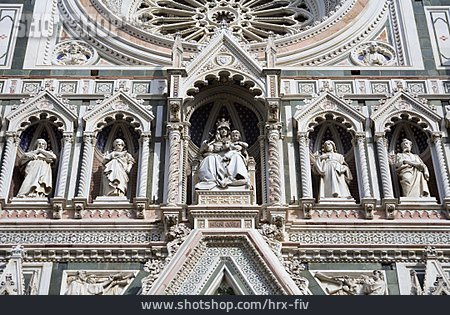 
                Statue, Bildhauerei, Santa Maria Del Fiore                   