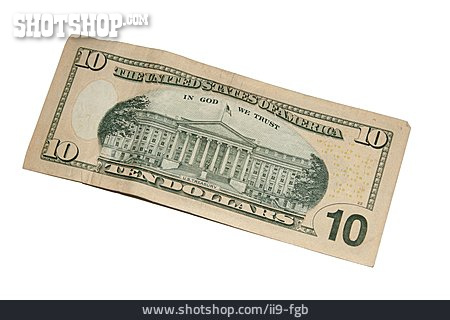 
                Banknote, Dollarnote, 10 Dollar                   