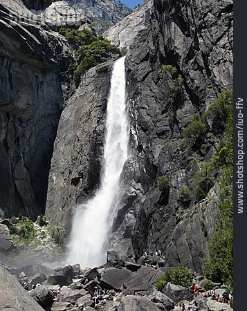
                Yosemite-nationalpark, Yosemite Falls, Lower Falls                   