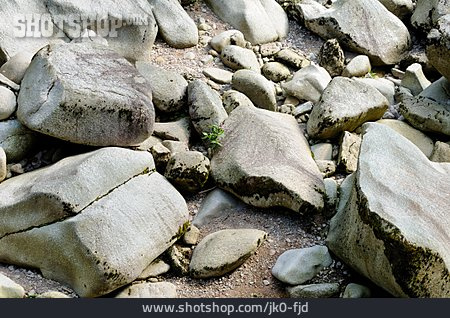 
                Stein, Ausgetrocknet, Flussbett                   