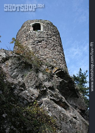 
                Burgruine, Burg Bosselstein                   