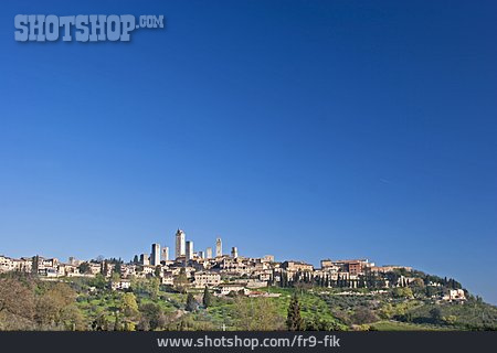
                Toskana, Geschlechterturm, San Gimignano                   