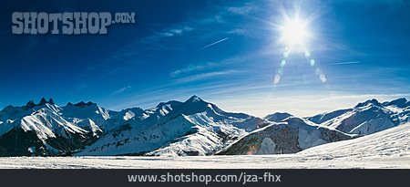 
                Gebirge, Winterlandschaft, Alpen                   