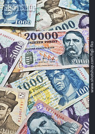 
                Währung, Banknote, Ungarisch, Forint                   