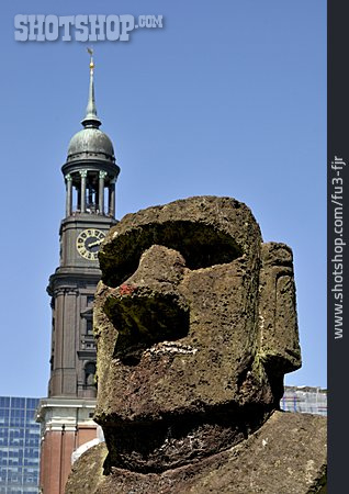 
                Angelite Moai                   