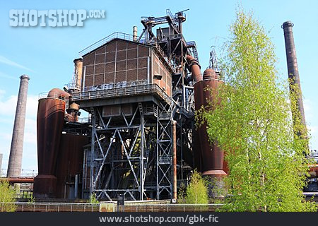 
                Industrie, Industriegebäude, Hochofen, Industriedenkmal, Industriekultur, Landschaftspark Duisburg Nord, Eisenwerk                   