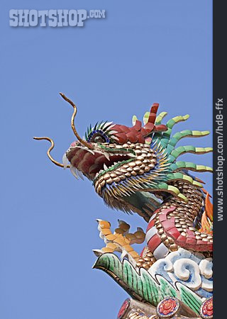 
                Skulptur, Drachen, Asiatisch                   