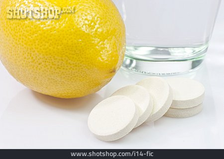 
                Vitamin C, Nahrungsergänzung, Brausetablette                   