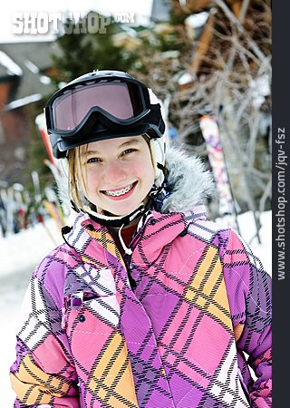 
                Jugendliche, Skiurlaub, Skifahrerin                   