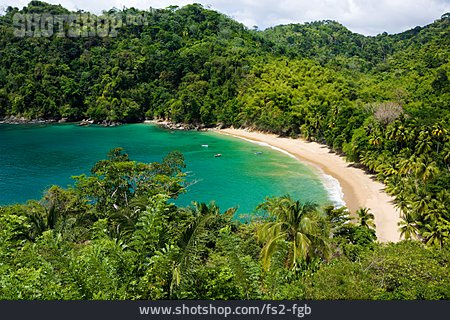 
                Karibik, Traumstrand, Tobago, Englishman's Bay                   