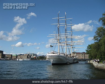 
                Segelschiff, Stockholm                   