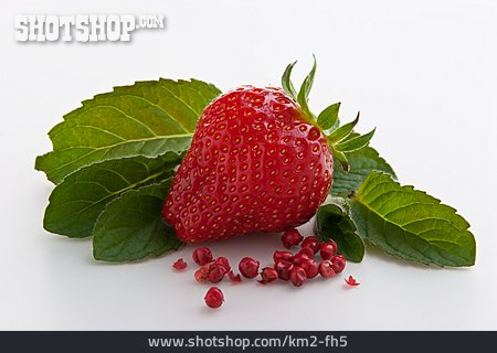 
                Erdbeere, Minzblatt                   