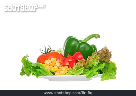 
                Gemischter Salat, Rohkost                   