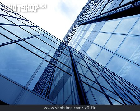 
                Moderne Baukunst, Hochhaus, Glasfassade                   