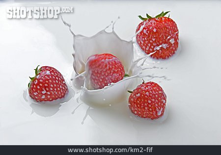 
                Erdbeere, Splash, Erdbeermilch                   