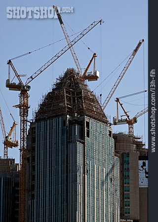 
                Hochhaus, Baustelle, Abu Dhabi                   