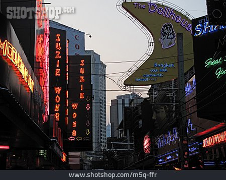
                Bangkok, Rotlichtviertel, Vergnügungsviertel                   