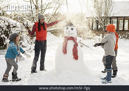 
                Child, Mother, Snowman                   