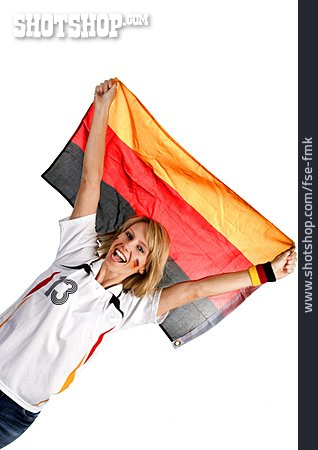 
                Deutschlandflagge, Fußballfan, Deutschlandfan                   