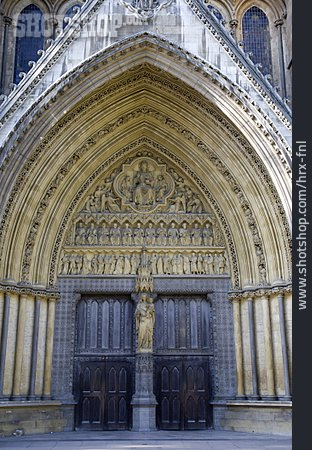 
                London, Kathedrale, Portal, Westminster Abbey                   