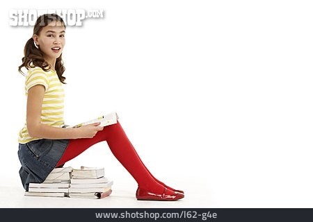 
                Mädchen, Lesen, Lernen, Schülerin                   