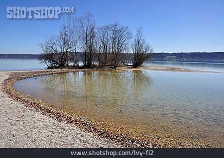 
                Ufer, Seeufer, Starnberger See                   