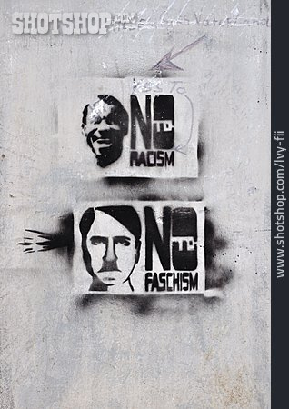 
                Graffiti, Antifaschismus, Antirassismus                   