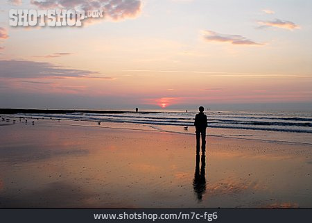 
                Sonnenuntergang, Strand, Norderney                   