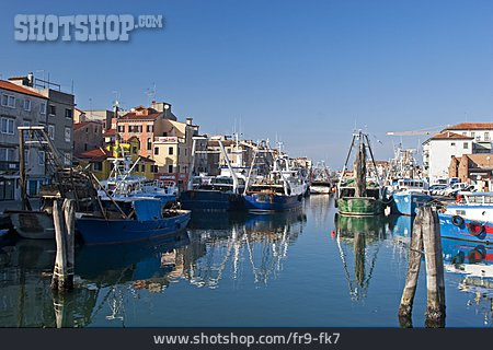 
                Hafen, Italien, Mediterran, Fischerhafen, Chioggia                   