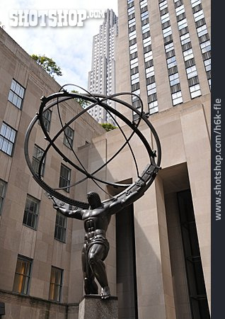 
                Rockefeller Center, Atlas-statue                   