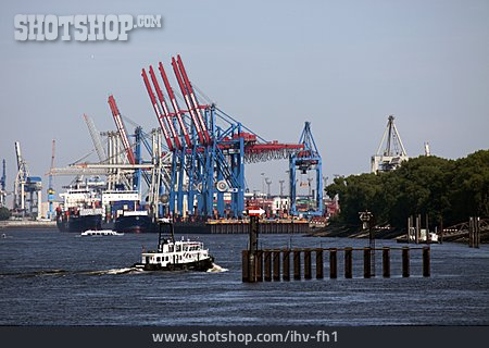 
                Hafen, Containerhafen, Containerterminal, Burchardkai                   