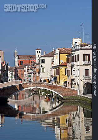 
                Brücke, Kanal, Chioggia                   