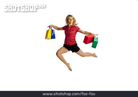 
                Frau, Einkauf & Shopping, Kaufrausch                   