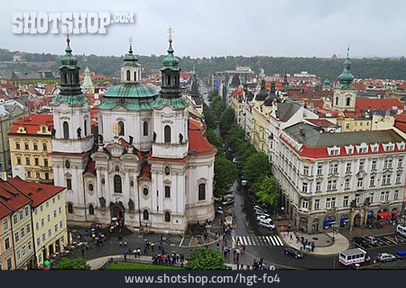 
                Stadtansicht, Prag, Nikolauskirche                   