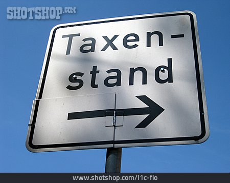 
                Taxistand, Taxiparkplatz                   