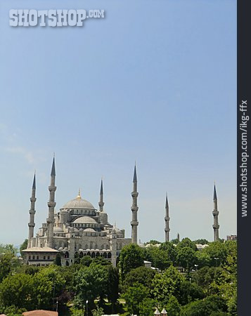 
                Moschee, Minarett, Sultan-ahmet-moschee                   