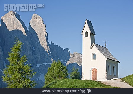 
                Dolomites, Chapel, Sella                   