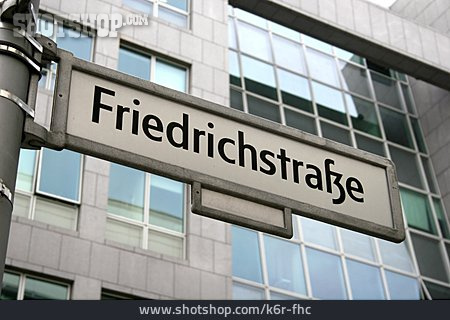 
                Friedrichstraße, Straßenname                   
