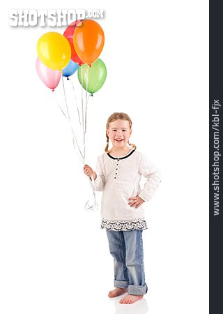 
                Mädchen, Luftballon                   