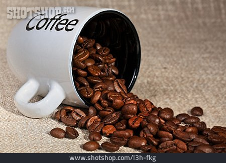 
                Kaffeetasse, Kaffeebohne, Röstfrisch                   