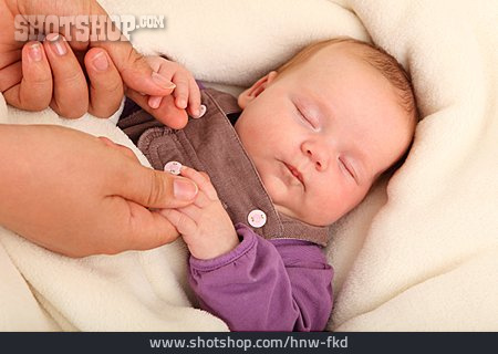 
                Baby, Pflege & Fürsorge, Schlafen, Hand Halten                   