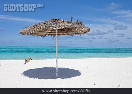 
                Sonnenschirm, Malediven                   