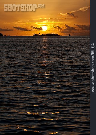
                Sonnenuntergang, Karibik, Südsee                   