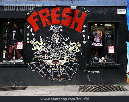 
                Graffiti, Ladengeschäft                   